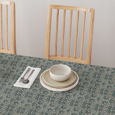 Rectangular Tablecloth, 100% Cotton, 60x104", Floral 49