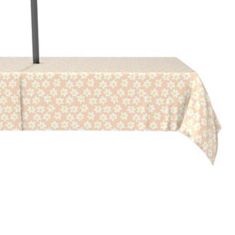 Water Repellent, Outdoor, 100% Polyester, 60x84", Springtime Lilies