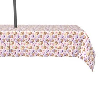 Water Repellent, Outdoor, 100% Polyester, 60x84", Violet Sweets