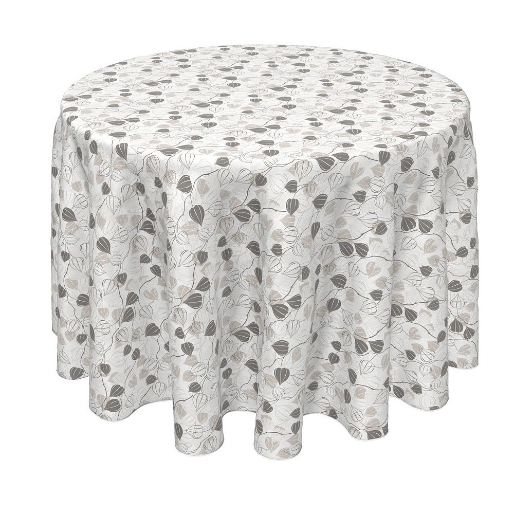 Round Tablecloth, 100% Polyester, 60