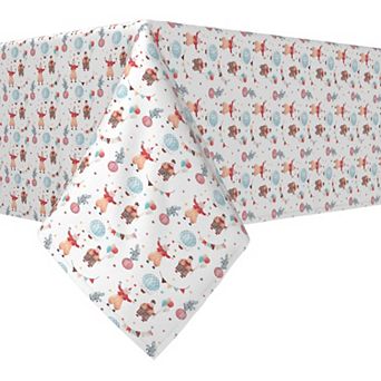 Rectangular Tablecloth, 100% Cotton, 52x120", Circus Time