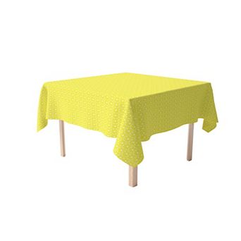 Rectangular Tablecloth, 100% Cotton, 60x104", Allover Lemon Slices