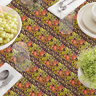 Rectangular Tablecloth, 100% Cotton, 52x120", Floral 6