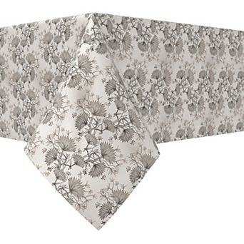 Rectangular Tablecloth, 100% Cotton, 52x120", Floral 103