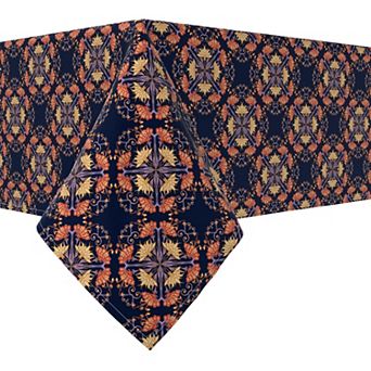 Rectangular Tablecloth, 100% Cotton, 52x120", Floral 37