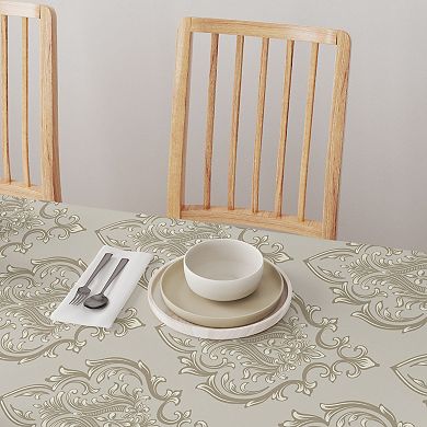 Square Tablecloth, 100% Cotton, 52x52", Floral 150