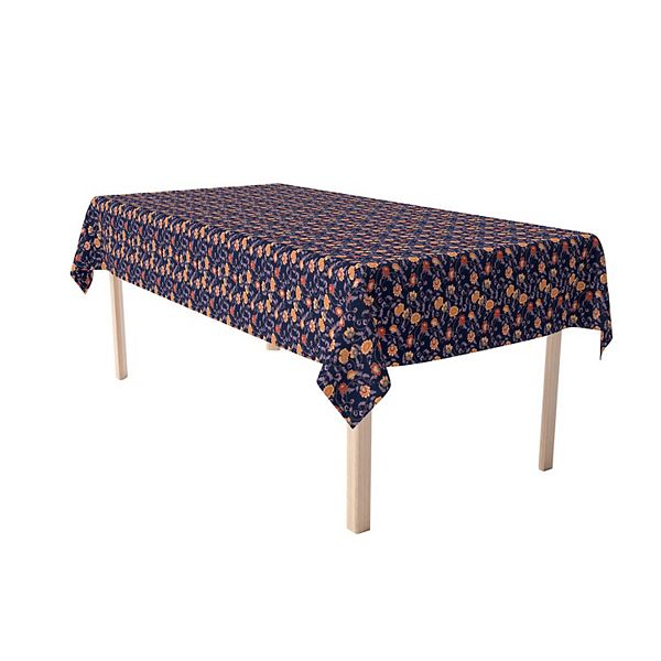 Rectangular Tablecloth, 100 Cotton, 60x120", Floral 25