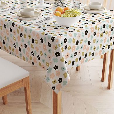 Square Tablecloth, 100% Cotton, 52x52