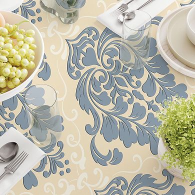 Square Tablecloth, 100% Cotton, 52x52", Floral 171