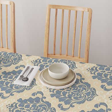 Square Tablecloth, 100% Cotton, 52x52", Floral 171