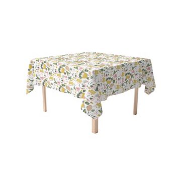 Square Tablecloth, 100% Polyester, 60x60", In the Garden