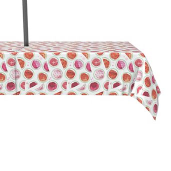Water Repellent, Outdoor, 100% Polyester, 60x84", Watermelon Design