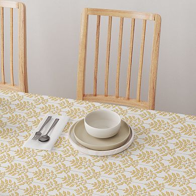Square Tablecloth, 100% Cotton, 52x52", Floral 101