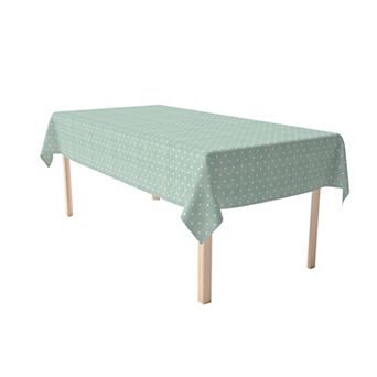 Rectangular Tablecloth, 100% Cotton, 60x84", Textured Dots