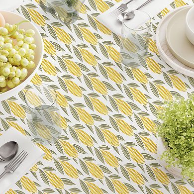 Rectangular Tablecloth, 100% Cotton, 60x84", Harvest Corn