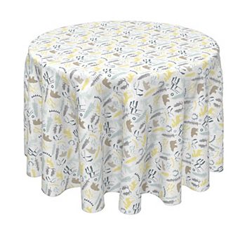 Round Tablecloth, 100% Polyester, 70" Round, Wild in Nature