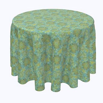 Round Tablecloth, 100% Polyester, 60" Round, Stenciled Celtic Celebration