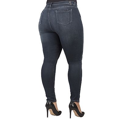 Tall Plus Size Maya Curvy Fit Basic Midrise Skinny Jeans For Tall Women