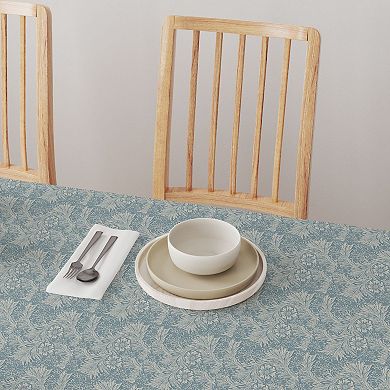 Rectangular Tablecloth, 100% Cotton, 60x104", Floral 73