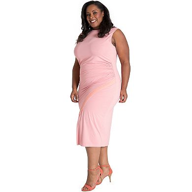 Plus Size Brianna Sleeveless Sheath Dress