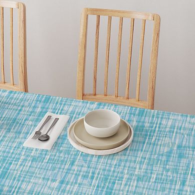 Square Tablecloth, 100% Polyester, 70x70", Contemporary Ocean