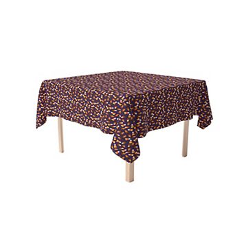 Square Tablecloth, 100% Polyester, 60x60", 3D Candy Corn