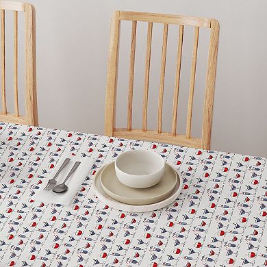 Square Tablecloth, 100% Polyester, 54x54", Cocktails in Hand