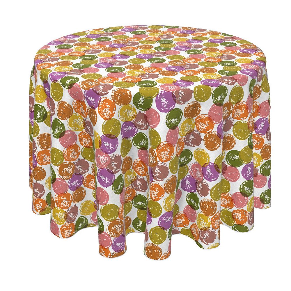 Round Tablecloth, 100% Polyester, 90
