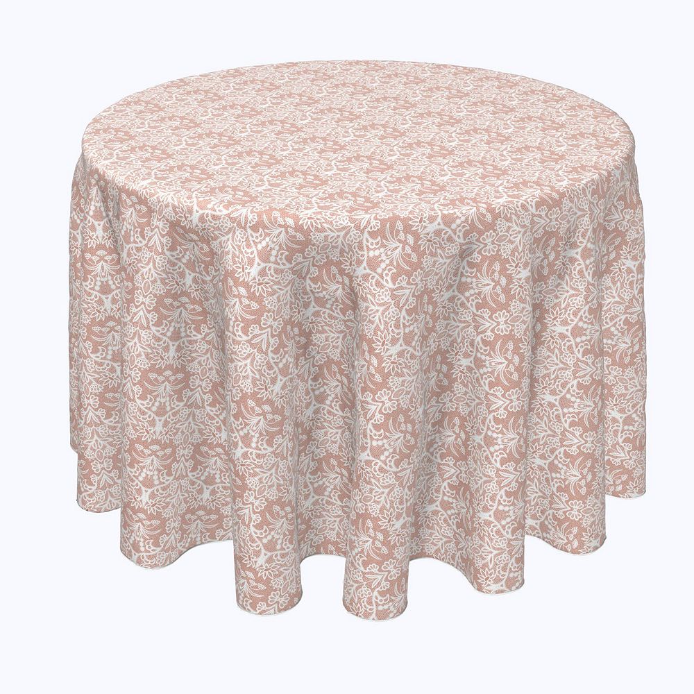 Round Tablecloth, 100% Polyester, 60