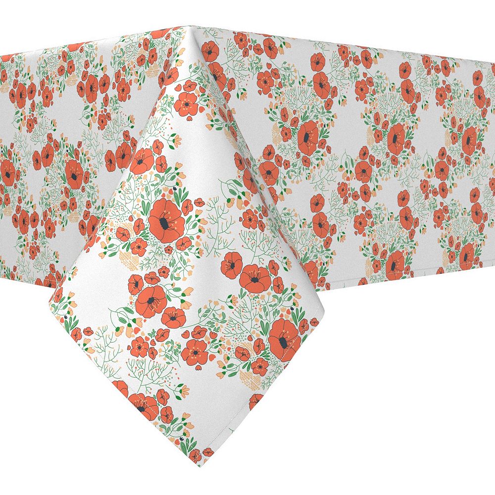 Square Floral Tablecloths