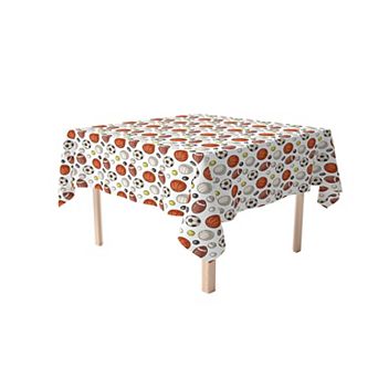 Square Tablecloth, 100% Polyester, 70x70", Athletics