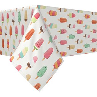 Rectangular Tablecloth, 100% Cotton, 60x104", Sweet Summer Treats