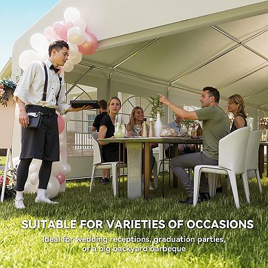 Outsunny 23ft x 39' Heavy-duty Large Wedding Tent with Sidewalls