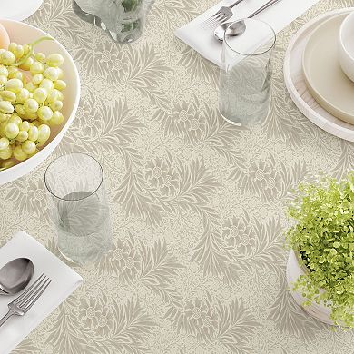 Square Tablecloth, 100% Cotton, 52x52", Floral 70
