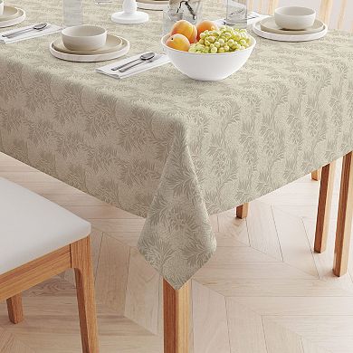 Square Tablecloth, 100% Cotton, 52x52", Floral 70