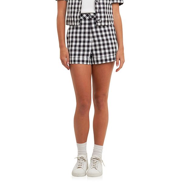 Gingham Shorts