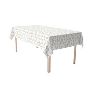 Rectangular Tablecloth, 100% Cotton, 60x104", Ice Cream Social