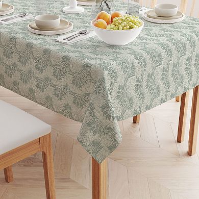 Rectangular Tablecloth, 100% Cotton, 52x84", Floral 80