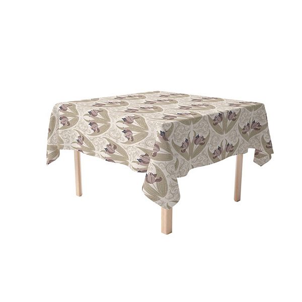 Square Tablecloth, 100% Cotton, 52x52