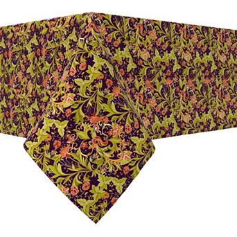 Rectangular Tablecloth, 100% Cotton, 60x84", Floral 23