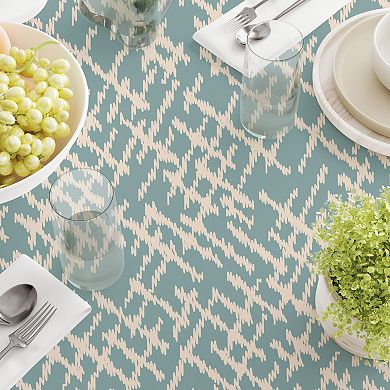 Square Tablecloth, 100% Polyester, 60x60", Abstract Sketch