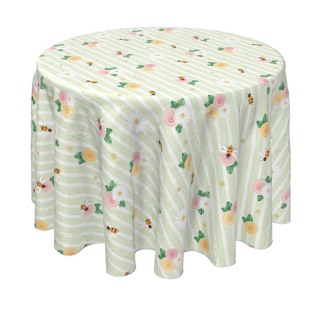 Round Tablecloth, 100% Polyester, 90