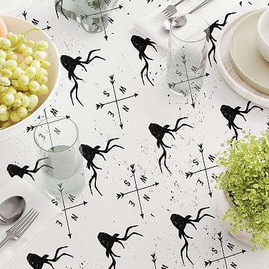 Square Tablecloth, 100% Polyester, 54x54", Deer & Arrows
