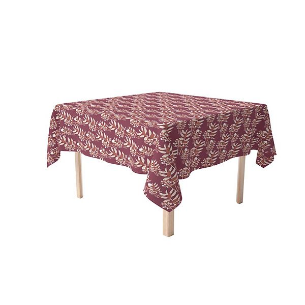 Square Tablecloth, 100 Polyester, 70x70", Autumn Branches