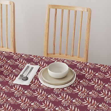 Square Tablecloth, 100% Polyester, 70x70", Autumn Branches