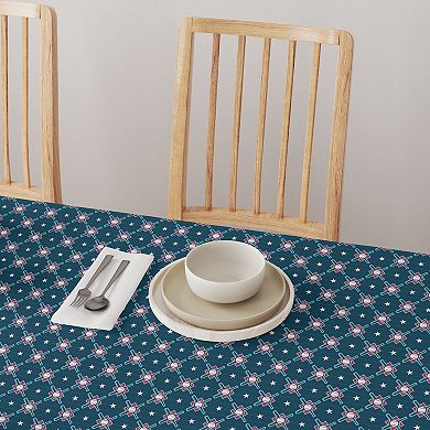 Square Tablecloth, 100% Cotton, 52x52", Allstar Baseball