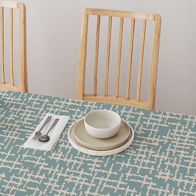 Square Tablecloth, 100% Polyester, 70x70", Abstract Sketch