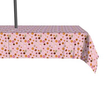 Water Repellent, Outdoor, 100% Polyester, 60x84", Sweet Sweet Donut Bake