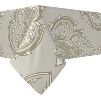 Rectangular Tablecloth, 100% Cotton, 60x84", Floral 150