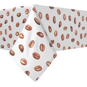 Rectangular Tablecloth, 100% Polyester, 60x120", Coffee Beans